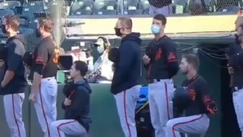‘Boycott MLB’ Begins Trending After Several SF Giants Players Kneel During National Anthem