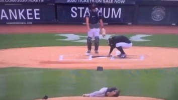 Scary Scene Unfolds In Yankees Team Workouts As Masahiro Tanaka Takes A Giancarlo Stanton Line Drive To The Head