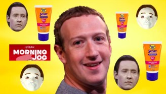 Mark Zuckerberg’s Absurd Sunscreen Face Haunts The Internet