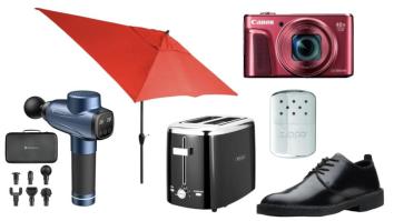 Daily Deals: Patio Umbrellas, Canon Cameras, Toasters, Hand Warmers, Clarks Sale And More!