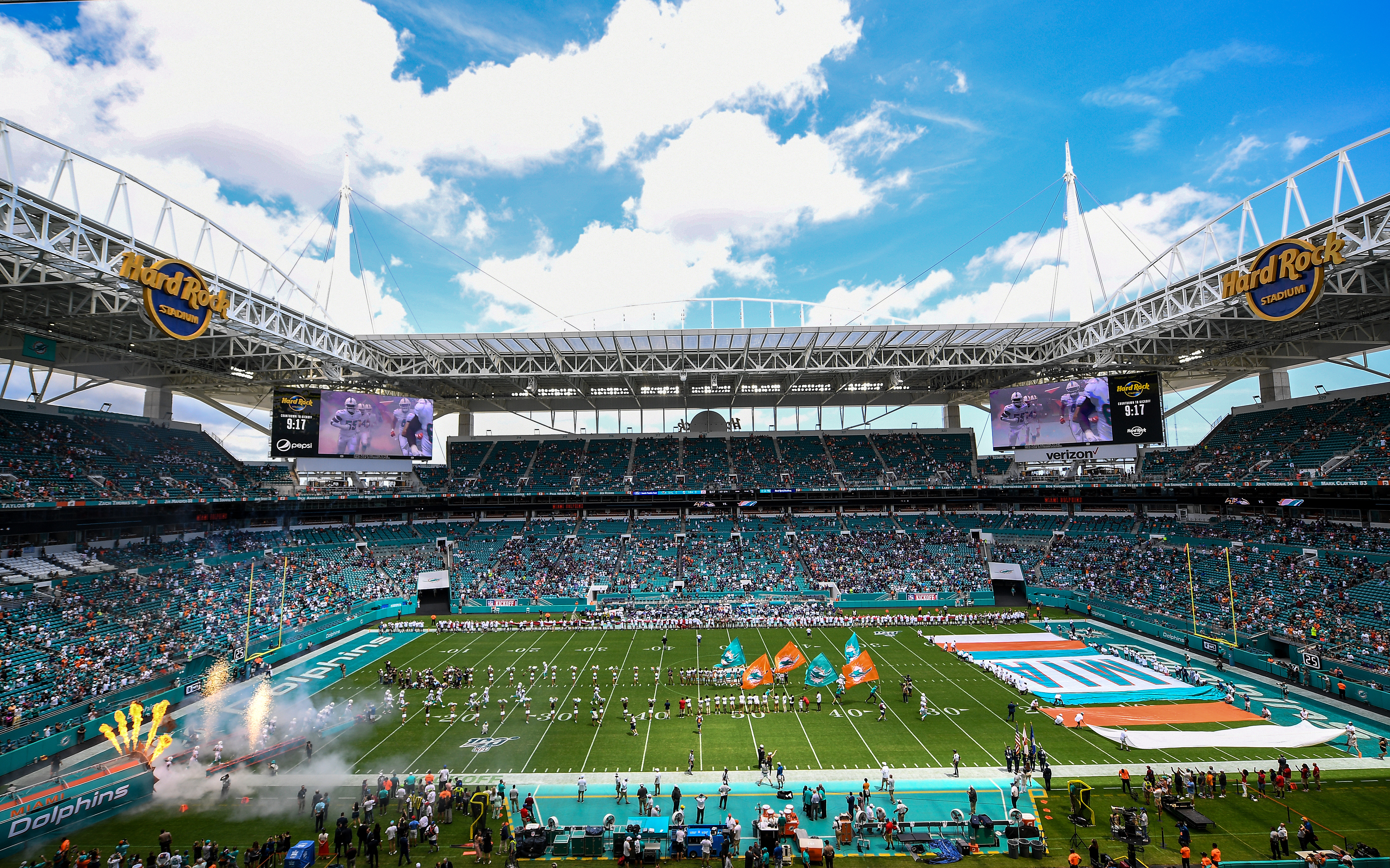 hard rock stadium will allow 13k fans to attend miami