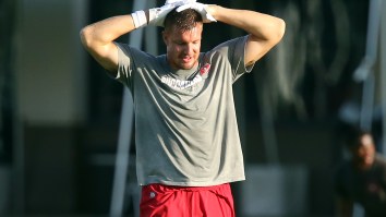 Rob Gronkowski Struggling In Bucs Camp Because The Florida Heat Is ‘Kicking His Ass’