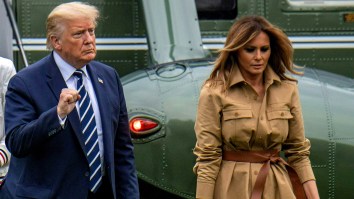 Melania Repeatedly Refusing To Hold President’s Hand Gets Turned Into A Meme By Rihanna, Others