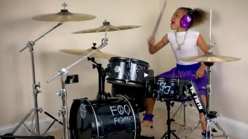 This 10-Year-Old Crushing ‘Everlong’ On The Drums Will Get Everyone Fired Up