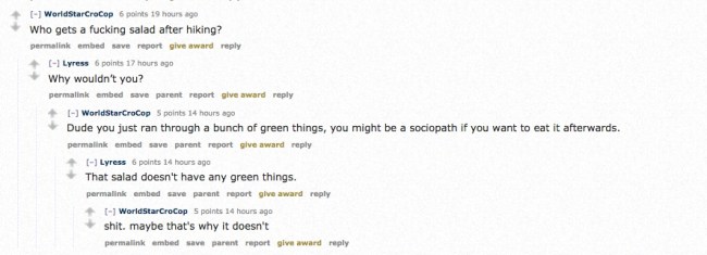 Reddit Conversation Salad