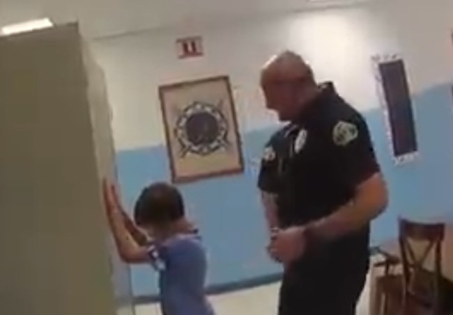 florida police cuff 8-year-old old