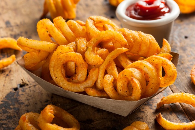 curly fries fast food