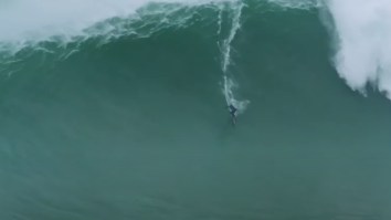 Kai Lenny Won This Year’s ‘XXL Biggest Wave Award’ For This 70-Foot Beast Of A Wave In Portugal