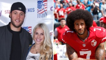 Matthew Stafford’s Wife Kelly Issues Apology To Colin Kaepernick For ‘Not Listening’ And Criticizing Him Over Anthem Kneeling