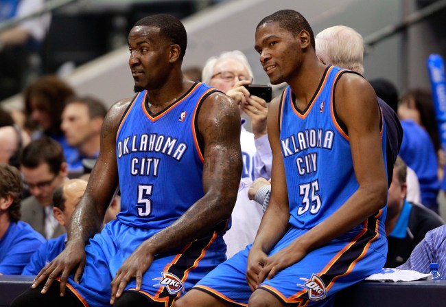The latest saga in the Kevin Durant-Kendrick Perkins beef is the former league MVP laughing at the ESPN analyst's stats while with the OKC Thunder