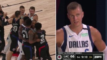 LeBron James, Dirk Nowitzki, And NBA Fans Blast Referees For Ejecting Kristaps Porzingis During Clippers-Mavs Playoff Game