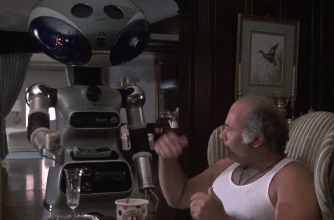 sylvester stallone removing robot rocky iv