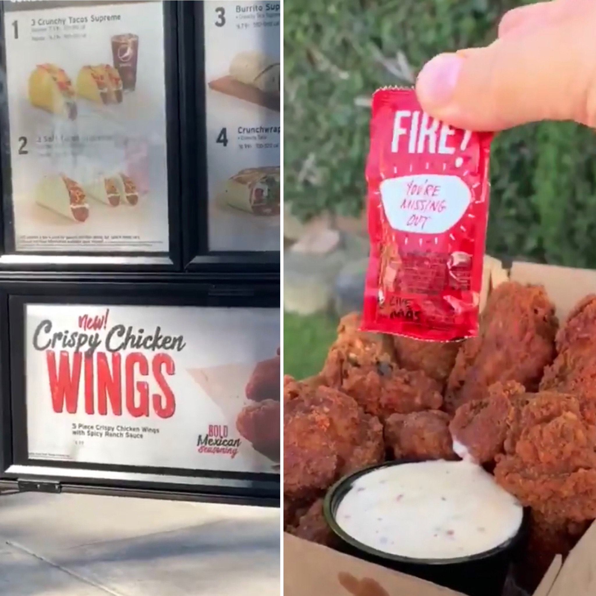 TACO BELL CRISPY CHICKEN WINGS RECIPE