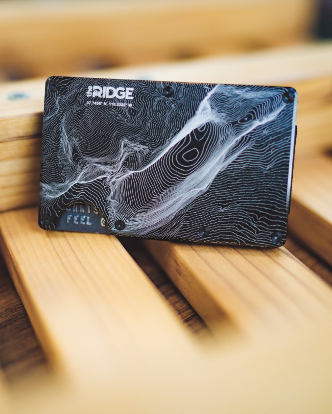 Ridge Wallet Releases A Limited Edition Topographic Wallet With Proceeds Benefiting The National ...