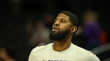 Several Clippers Players Reportedly Rolled Their Eyes At Paul George After He Gave A Speech About Wanting To Come Back And Contend Next Season