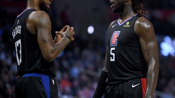 Paul George Reportedly Blamed Montrezl Harrell For One Of His Mistakes And The Two Had It Out On The Bench