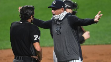 Aaron Boone Just Got Ejected; Hilarious Sound Byte Included