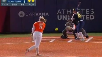 Former Gator Jordan Roberts Crushes A Ball To The Moon During Athletes Unlimited Game