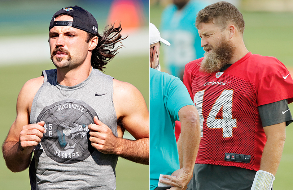 Dolphins' Ryan Fitzpatrick, Jaguars' Gardner Minshew exchange facial hair  barbs ahead of game