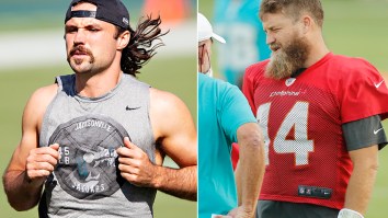 Fitzpatrick And Minshew Trash-Talking Before Game By Taking Cheap Shots At Each Other’s Facial Hair