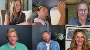 Morgan Freeman Narrating The Pool Scene From ‘Fast Times’ As A Ton Of Celebrities Watch Is Art At The Highest Level