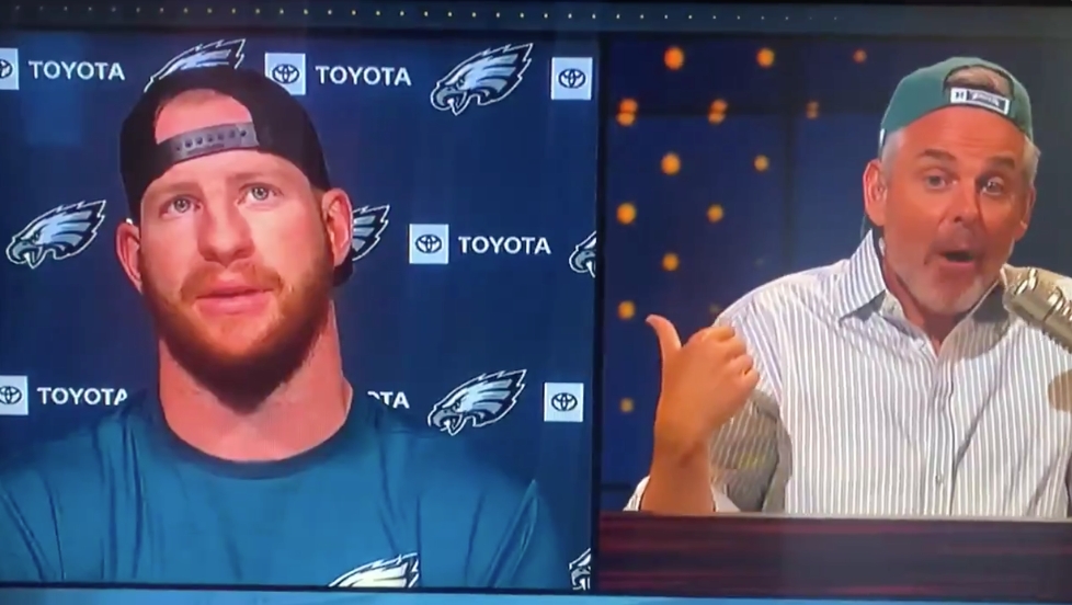 Colin Cowherd Makes Fun Of Carson Wentz 