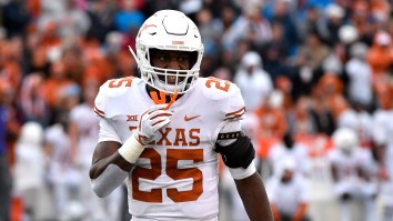 A Texas Football Player Abruptly Quit The Team In The Middle Of The Game On Saturday