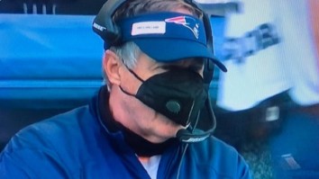 Bill Belichick Gets Roasted For Wearing His Face Mask The Wrong Way On ‘SNF’