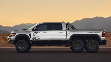 Rampage Wherever You Damn Well Want In Hennessey’s 1,200-HP Hellephant-Powered Mammoth 6×6 Truck