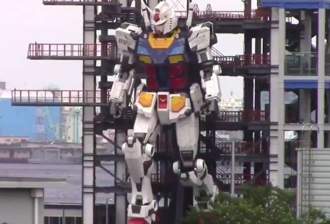 japan giant functioning gundam robot
