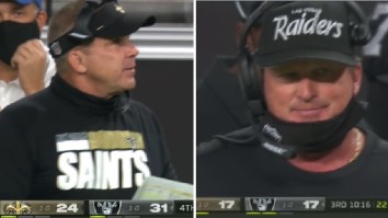 Sean Payton And Jon Gruden Both Seen Not Wearing Their Masks On The Same Night The NFL Fined Several Coaches $100K For Mask Violations