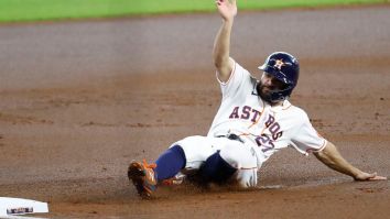 Jose Altuve Was Knocked Out Of A Game Following A Nuts-First Slide Into Base And Proved Karma Is Very, Very Real