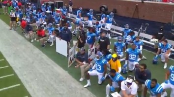Fans Booed As Florida And Ole Miss Players Took A Knee On The Field For ‘Moment Of Unity’ Before Game