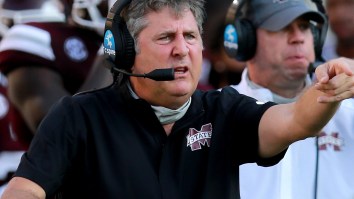 Mike Leach Crashes Mississippi State Volleyball Practice To Talk About Bigfoot