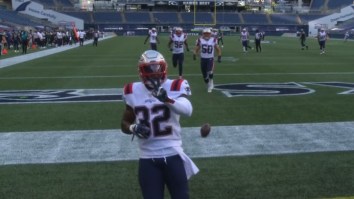 Pats’ Devin McCourty Yells “2-8 We Love You Bro” As He Dedicates TD To Teammate James White Whose Father Died Before Game