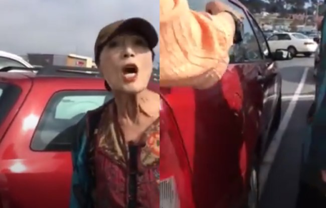 Viral video shows Parking Lot Karen has epic meltdown about crooked parking at Home Depot