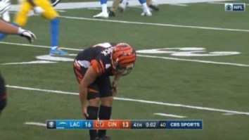 Bengals Fans Are Convinced Kicker Randy Bullock Faked Injury During Missed FG And Lied About It During Postgame Interview