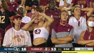 The Internet Mocks Sad Maskless FSU Fans After Team Loses To Georgia Tech In Home Opener