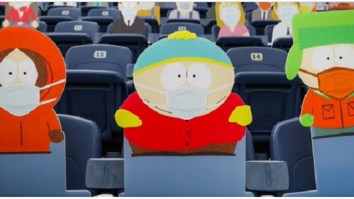 The Denver Broncos Filled The Stadium With Cardboard Cutouts Of South Park Characters