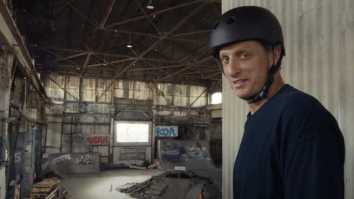 VIDEO: Tony Hawk Skates The Warehouse Level From ‘Tony Hawk Pro Skater’ In Real Life