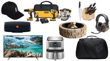 Daily Deals: Knife Sets, TVs, Fire Pit Kits, adidas Sale And More!