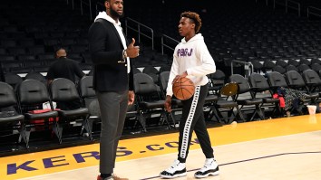 People Are Assuming Bronny James Got Grounded By LeBron Because He Couldn’t Hang Out And Play Call Of Duty With Odell Beckham Jr.