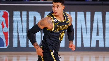 Kyle Kuzma Reacts To Fans Starting Petition To Prevent Him From Getting A Ring If Lakers Win Championship ‘I Don’t Give A F—‘