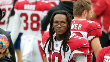 Cardinals WR DeAndre Hopkins Photographed Allegedly Flipping Off Trump Supporters At Parade Before Game