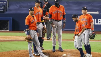 Baseball Fans Mock The Houston Astros After They Were Eliminated From The Playoffs Following Game 7 Loss To The Rays