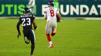 Daniel Jones Explains How He Tripped Himself Up On His 80-Yard Run vs. Eagles