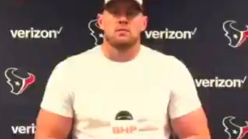 J.J. Watt Holds Uncomfortable But Kinda Funny Press Conference After Loss To Packers