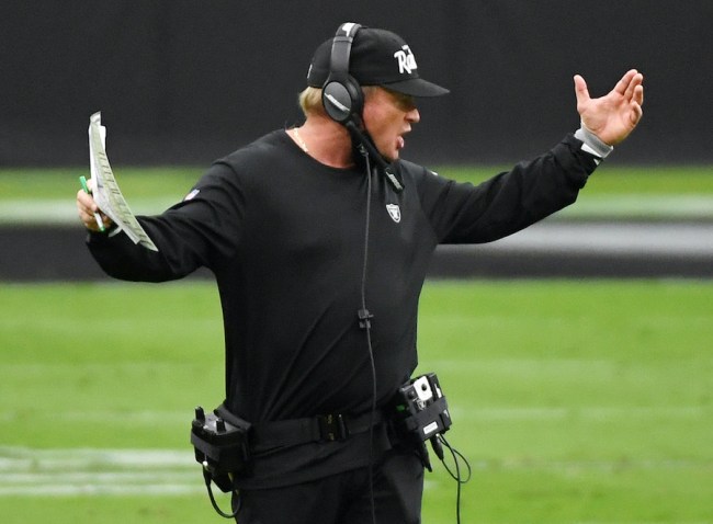 Jon Gruden Mad Raiders Game