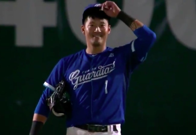 player hides robbed home run china