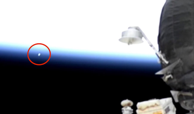 NASA Turns Camera Away As UFO Spotted On International Space Station Live Stream